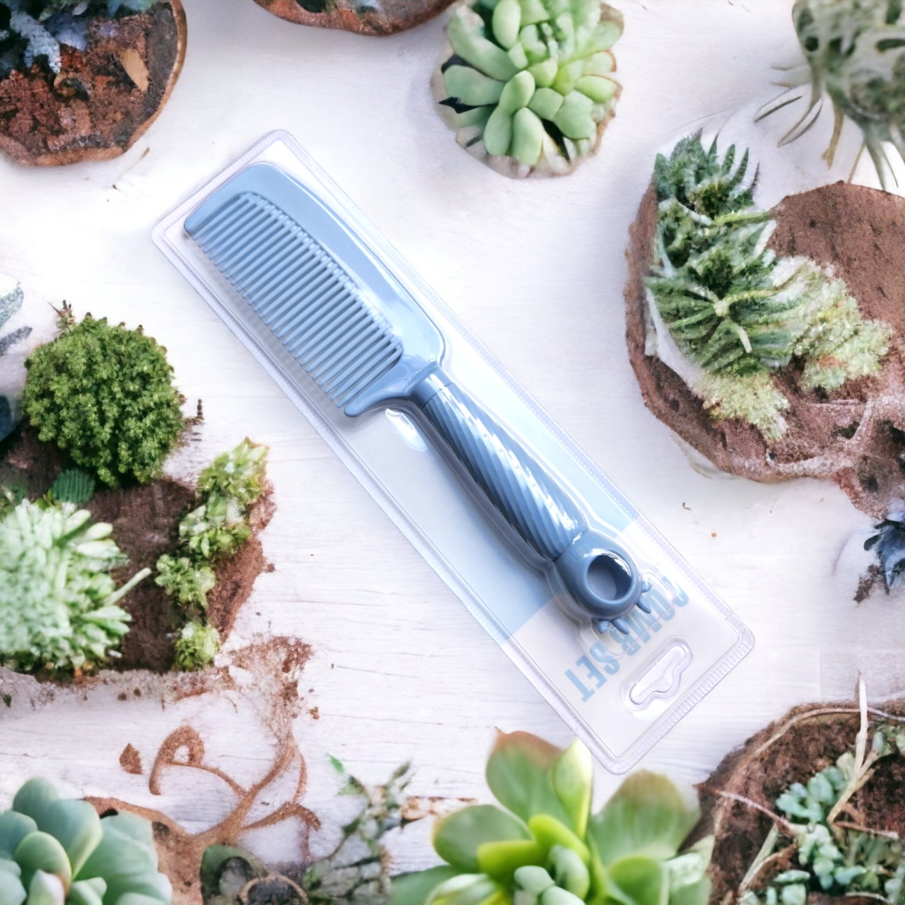 Lược cán dài màu pastel, Lược tay cầm hình thú, Lược hình dễ thương, Lược hottrend