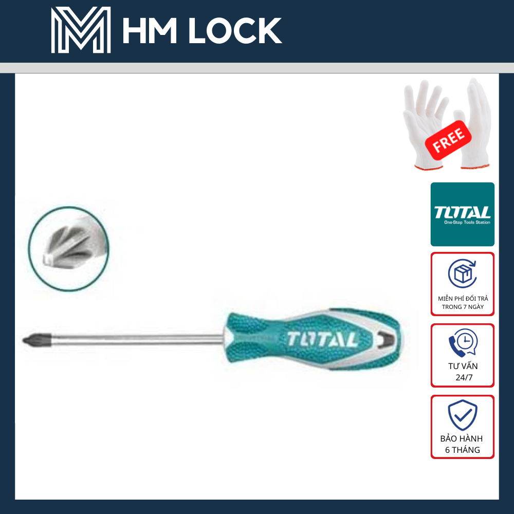 Tua vít bake ph3, 8x200mm total - hàng chính hãng - tht22836 - hm lock