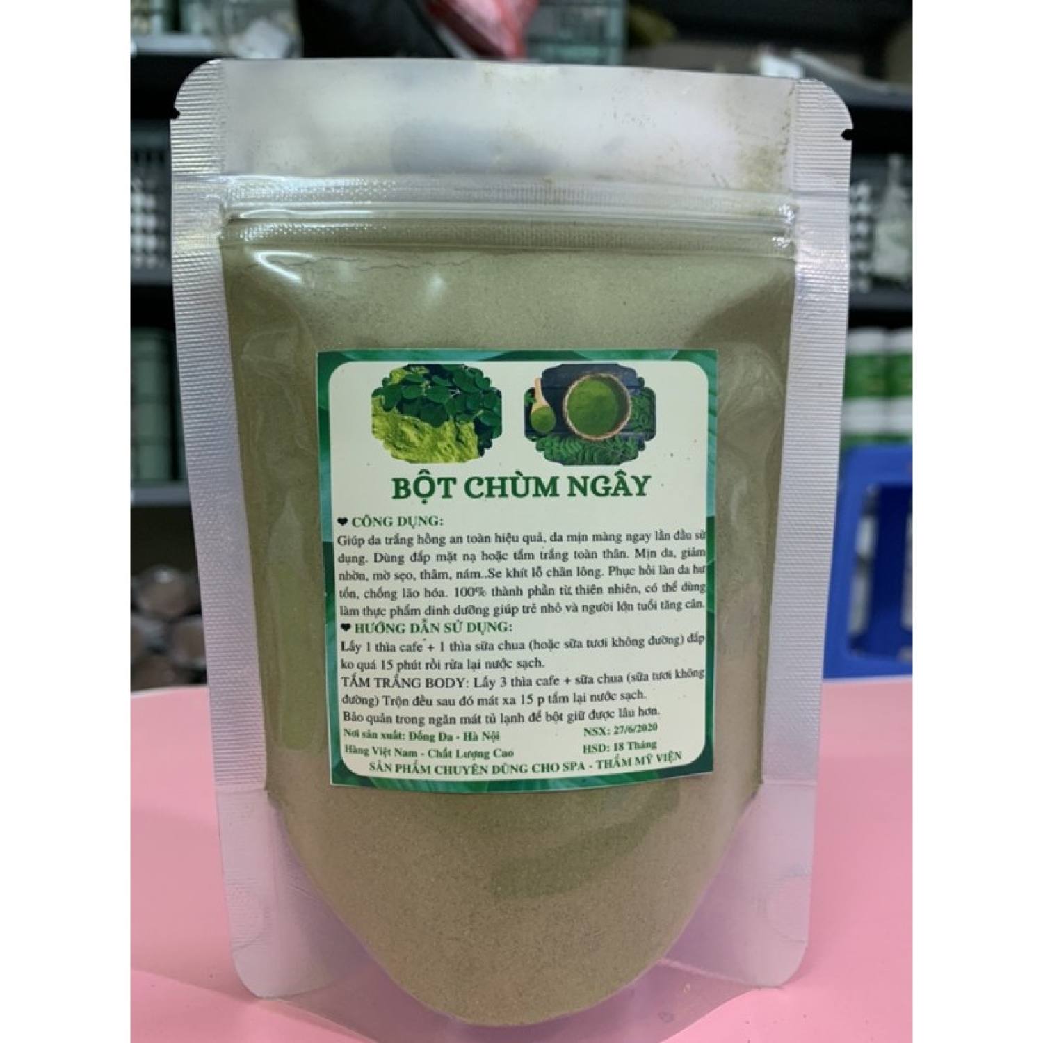 1kg Bột lá Chùm Ngây sấy lạnh