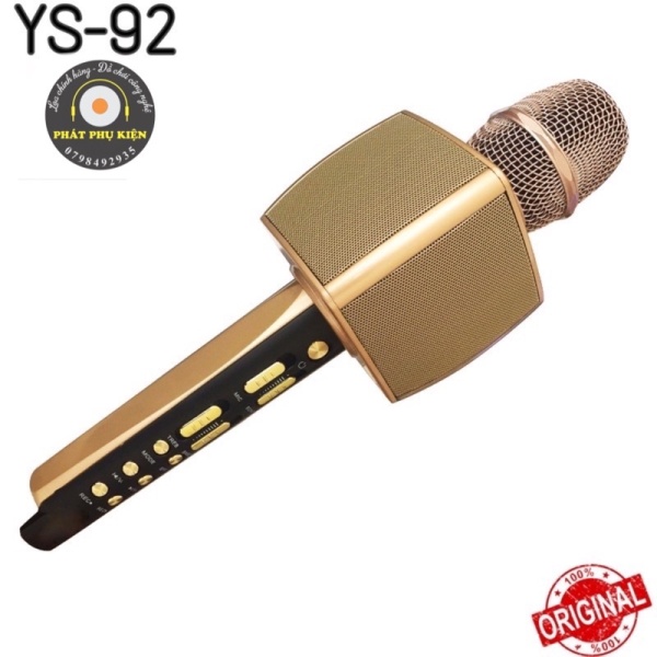 Micro Karaoke kiêm loa bluetooth YS92 - siêu to khổng lồ