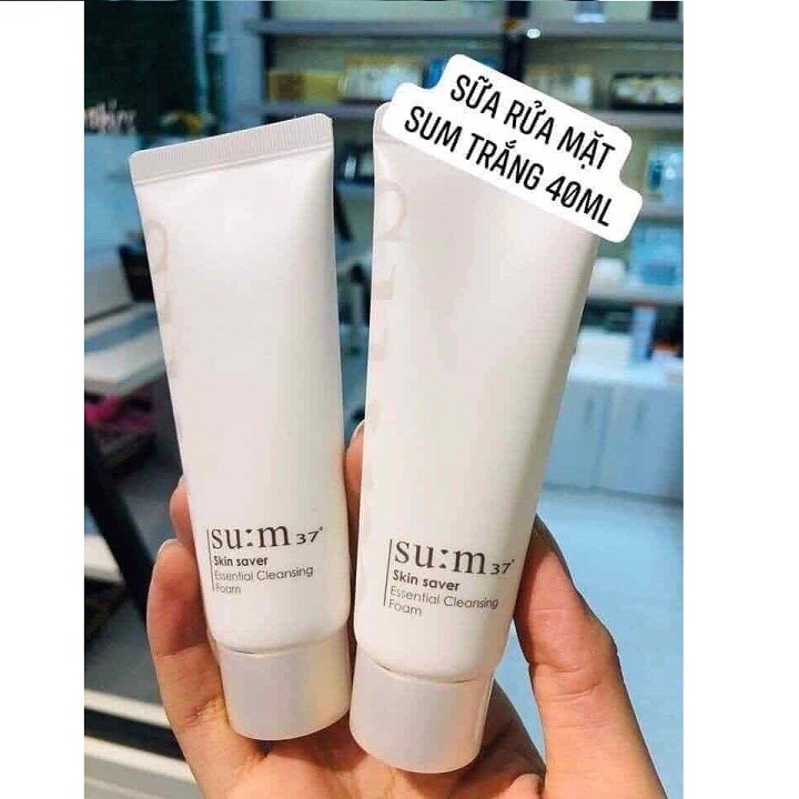 Su:m37 Skin Saver Essential Cleansing Foam 40ml