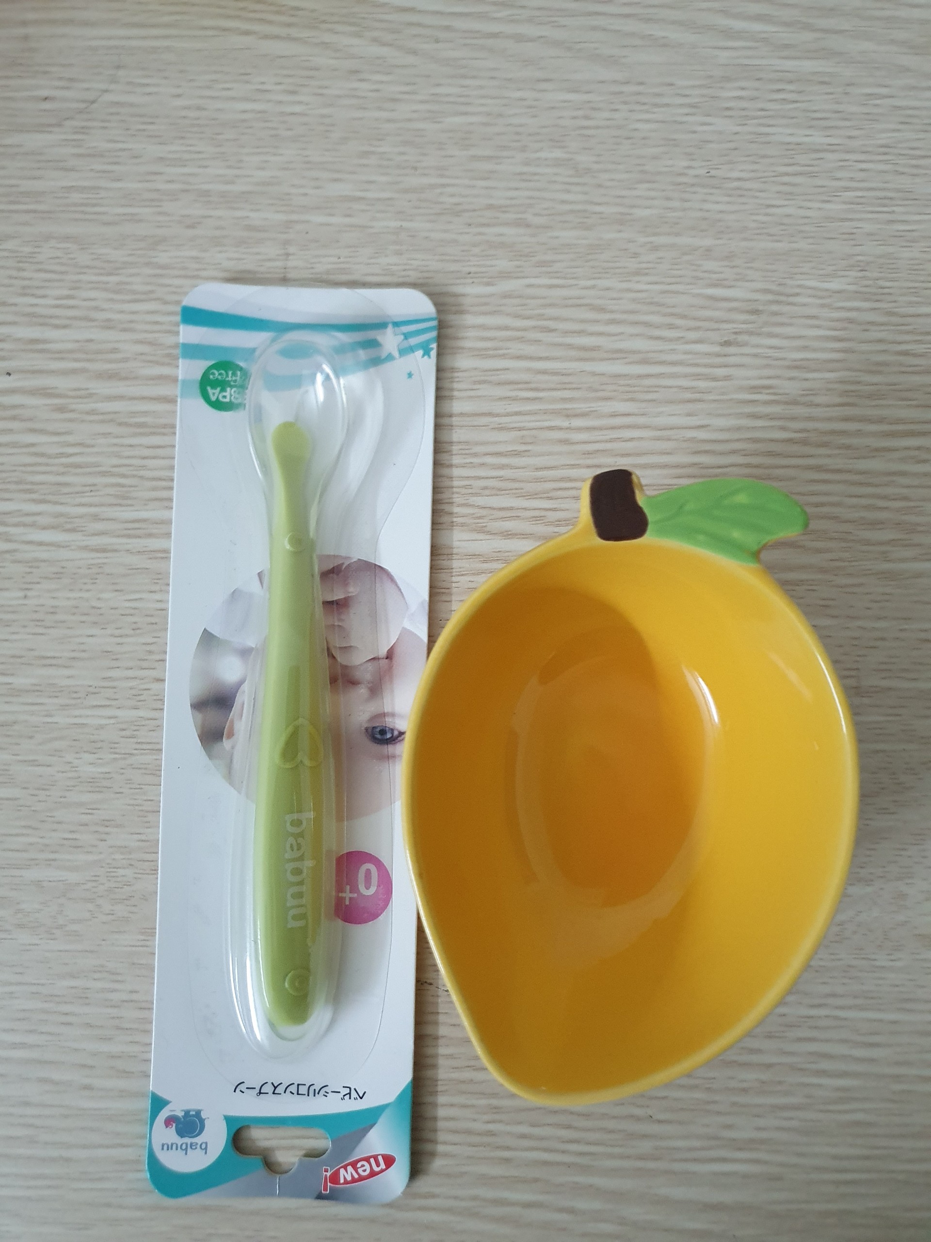 Thìa ăn dặm - Thìa ăn dặm silicon Babuu