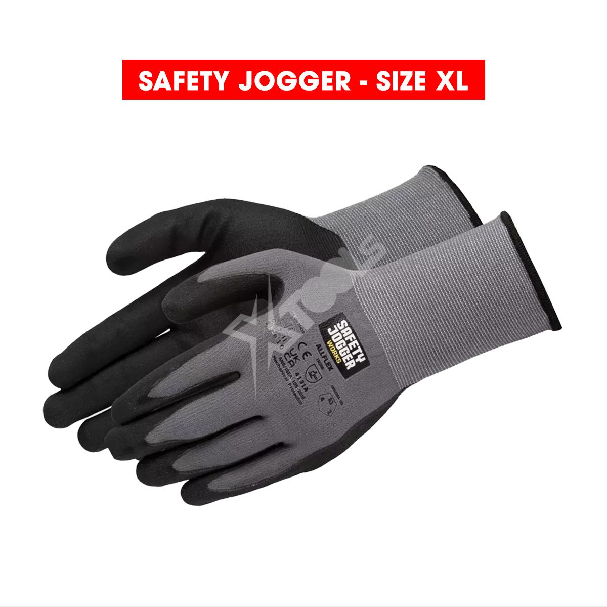 SuperPro nitrile joggers work safety gloves oil-proof flexible gloves professional protection covers