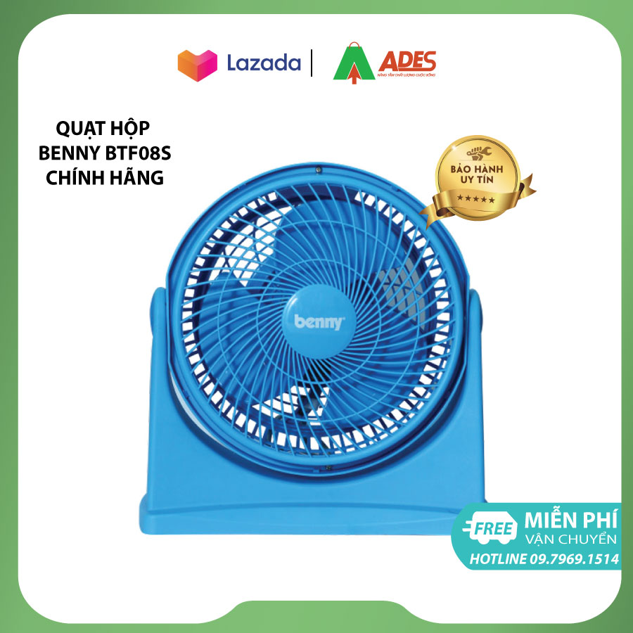 Quạt Hộp BENNY BFT08S - BH 2 Năm