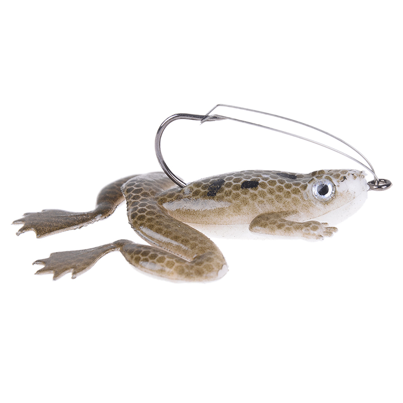 EOY Rilakku Lot 1Pcs Plastic Frog Fishing Lures ass Spinner Bait