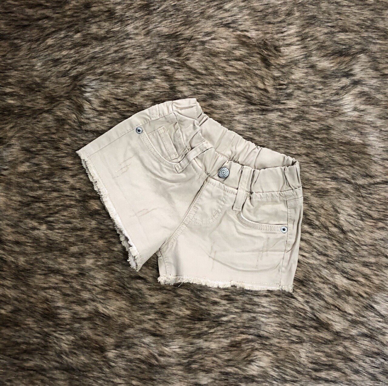 Quần short jean mùa hè bé gái