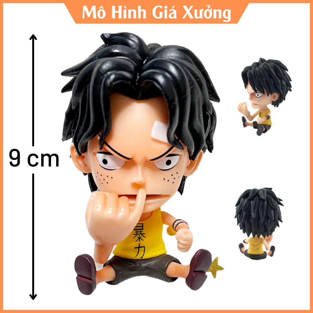 [Hoàn Tiền 10%]Mô Hình Hỏa Quyền Portgas. D. Ace Cao 9cm - Figure tượng Gol. D. Ace One Piece