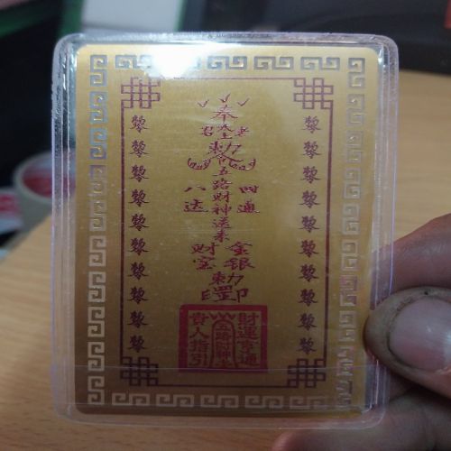 kim bài linh phù ngũ lộ thần tài