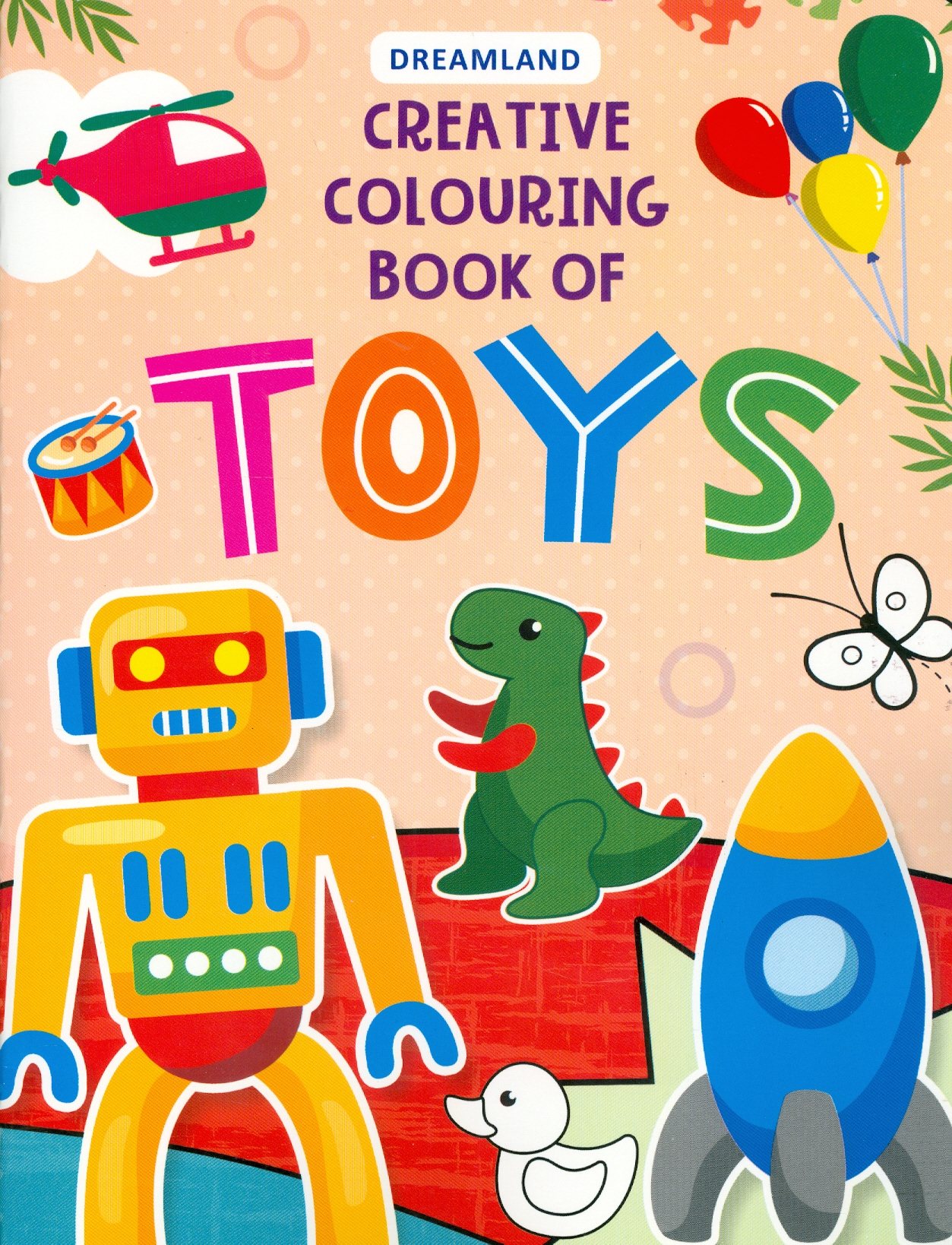 Creative Colouring Book Of Toys
