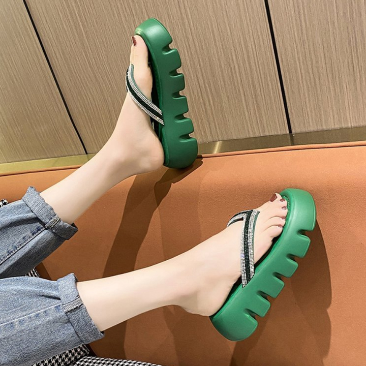 Dép xỏ ngón nữ quai đá xinh  X199-0500
