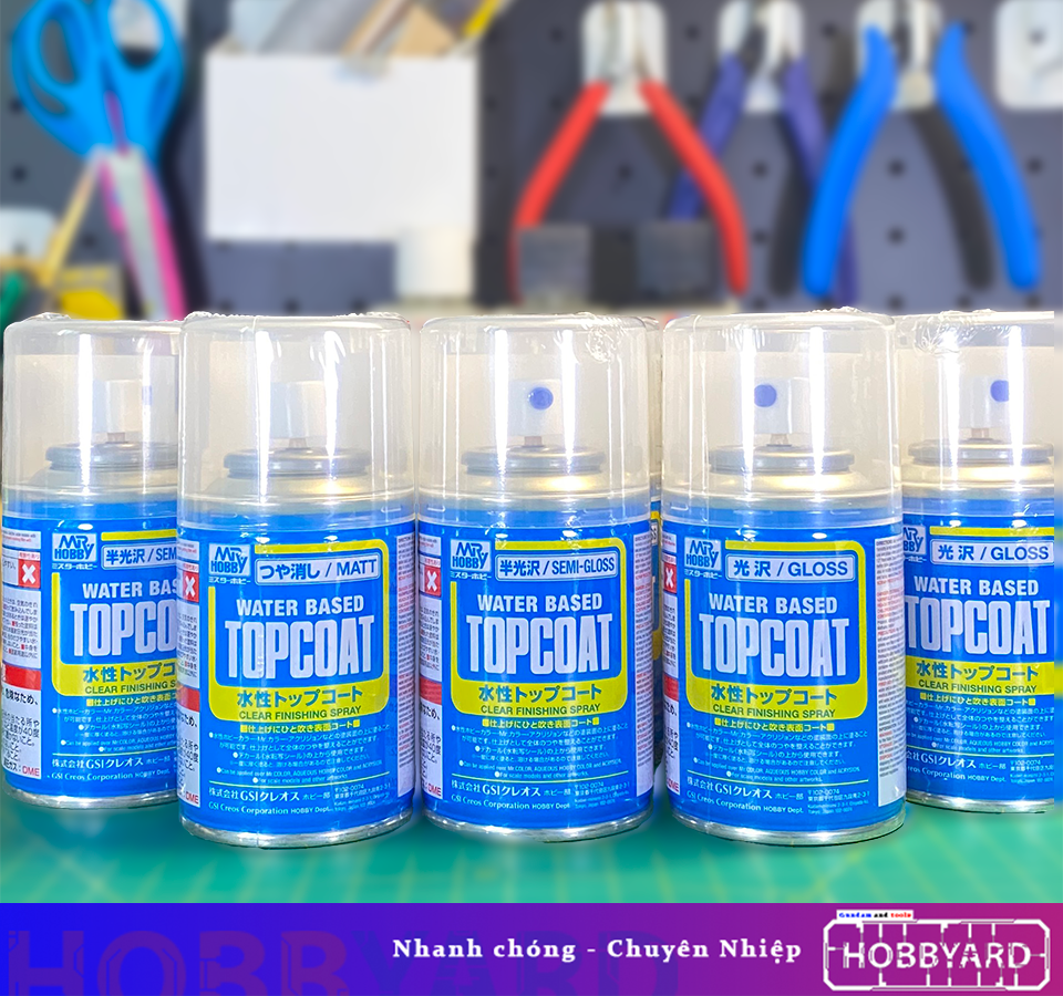 Topcoat sơn phủ bảo vệ mô hình Mr. Hobby