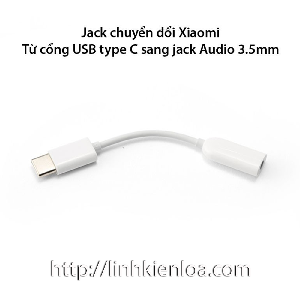 Cable chuyển USB Type - C ra Jack 3.5mm cho tai nghe
