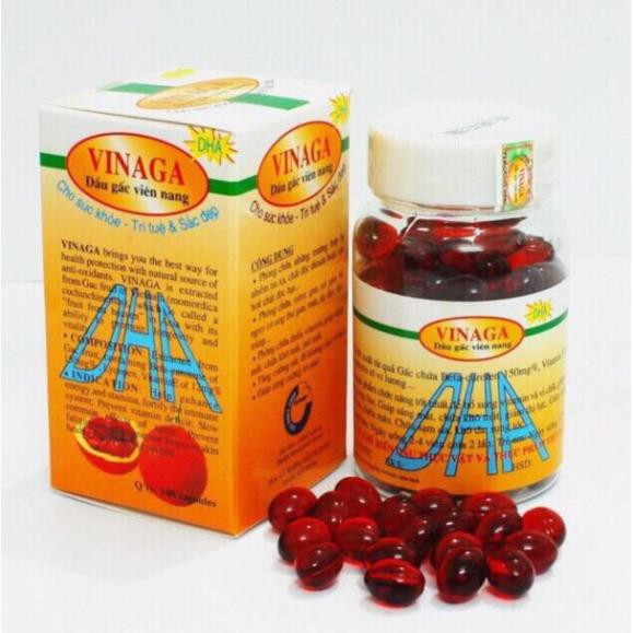 Dầu gấc VINAGA DHA Sáng mắt đẹp da