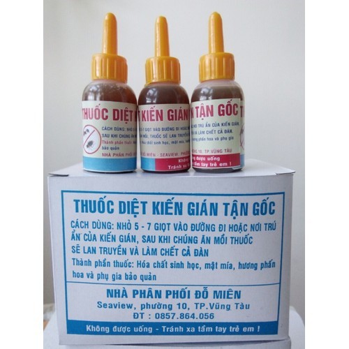 COMBO 5 LỌ THUỐC DIỆT KIẾN , GIÁN - THUỐC DIỆT KIẾN , GIÁN