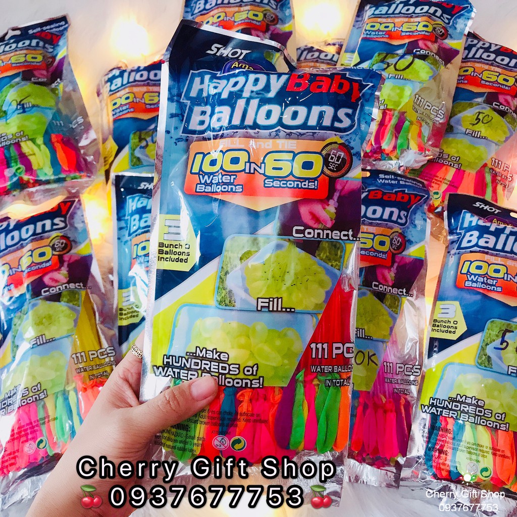 Bong Bóng Nước Bong Bóng Chùm 111 Quả
