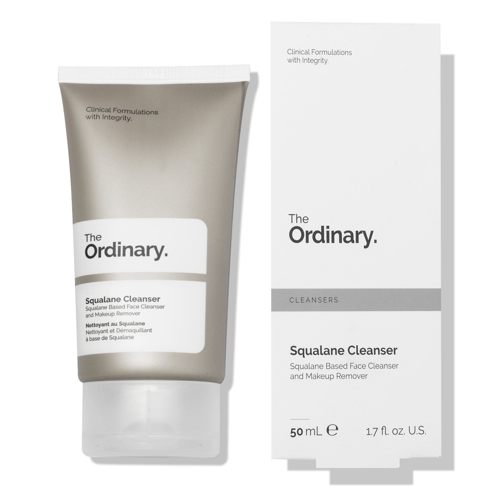 THE ORDINARY Sữa Rửa Mặt Tẩy Trang Squalane Cleanser sạch sâu dưỡng ẩm chống lão hóa 50ml