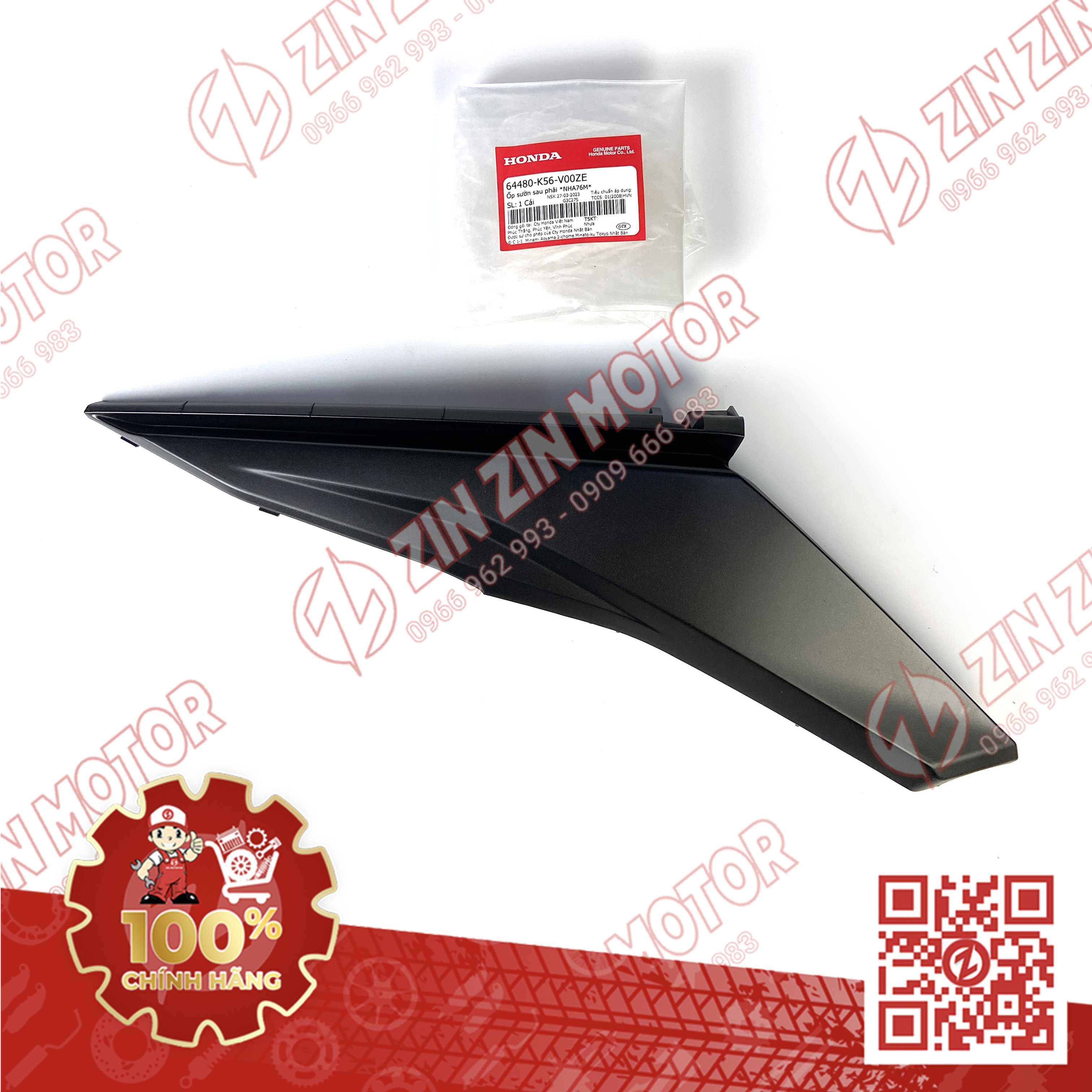 Dàn áo winner v1 đen nhám 2018, rs150 v1 v2 phiên bản cao cấp chính hãng honda - zinzinmotor