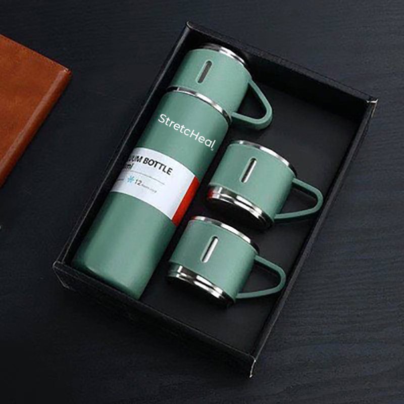 Bình Giữ Nhiệt Chân Không Thép Không Gỉ Stretcheal Nhập Khẩu Từ Mỹ Dung Tích 500ml