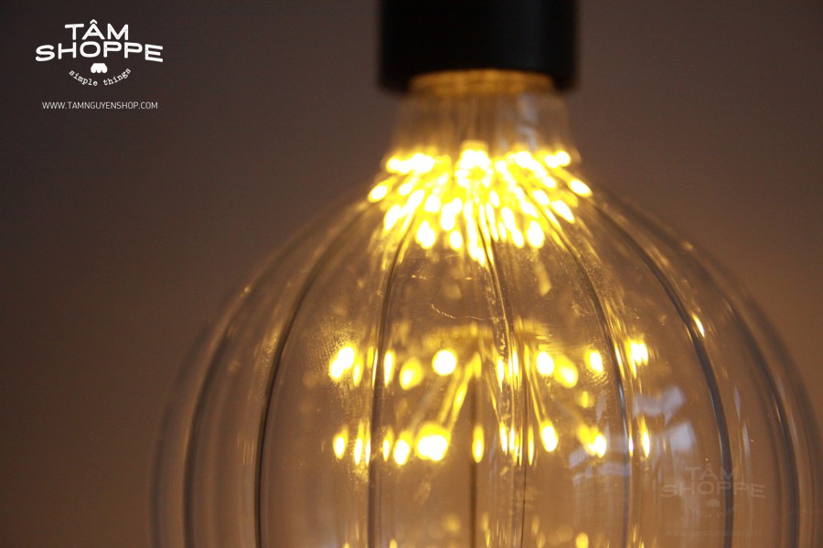 [HCM]Bóng Đèn Edison Trái Bí Sao Rơi Led - Tbl