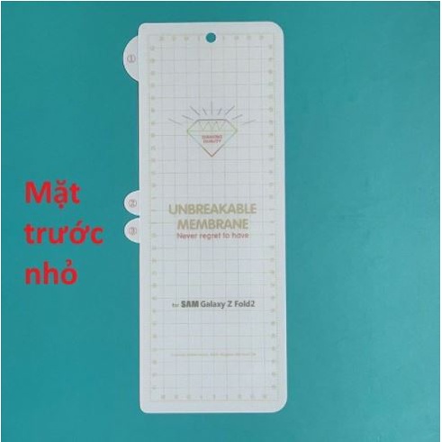 Dán PPF Chống trầy cho Samsung Z Fold 3/ Z Fold 2 (Bộ 3 miếng)