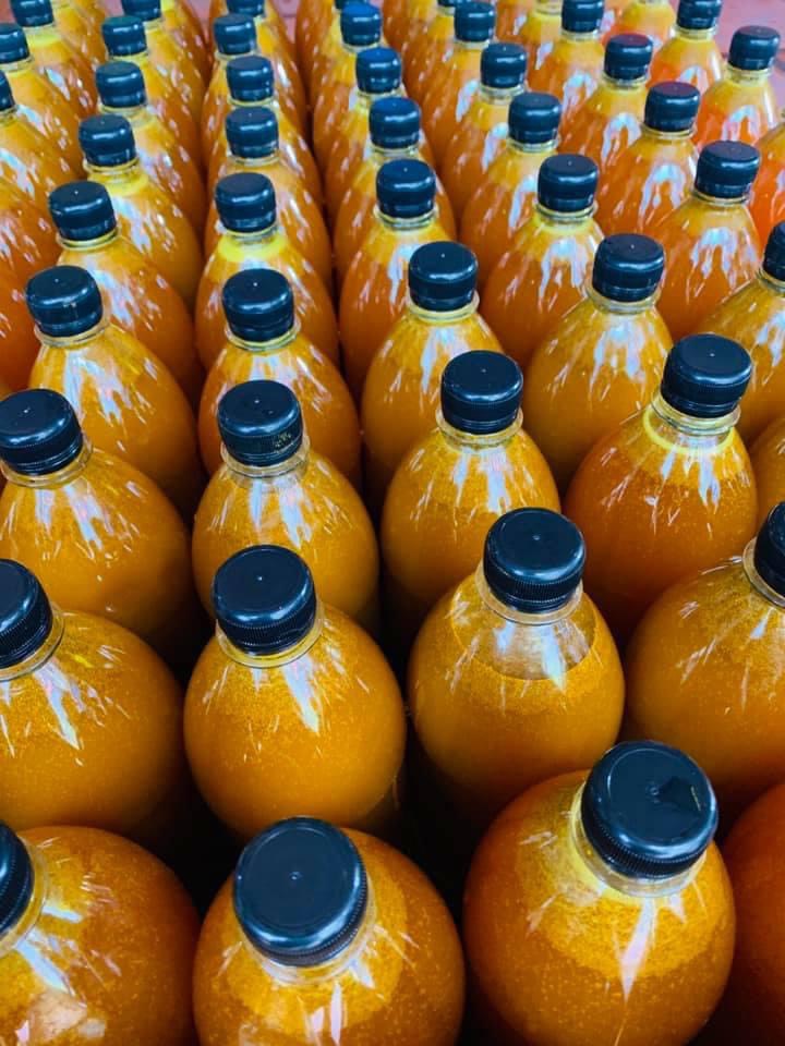 1 lít Ruou Gừng Nghệ Hạt gấc hạ thổ