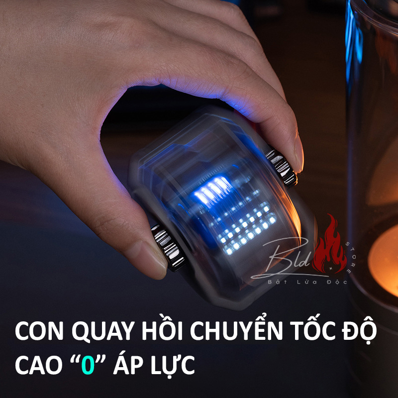 Bật Lửa Plasma X12, 4 Tia Xoay 360 Độ