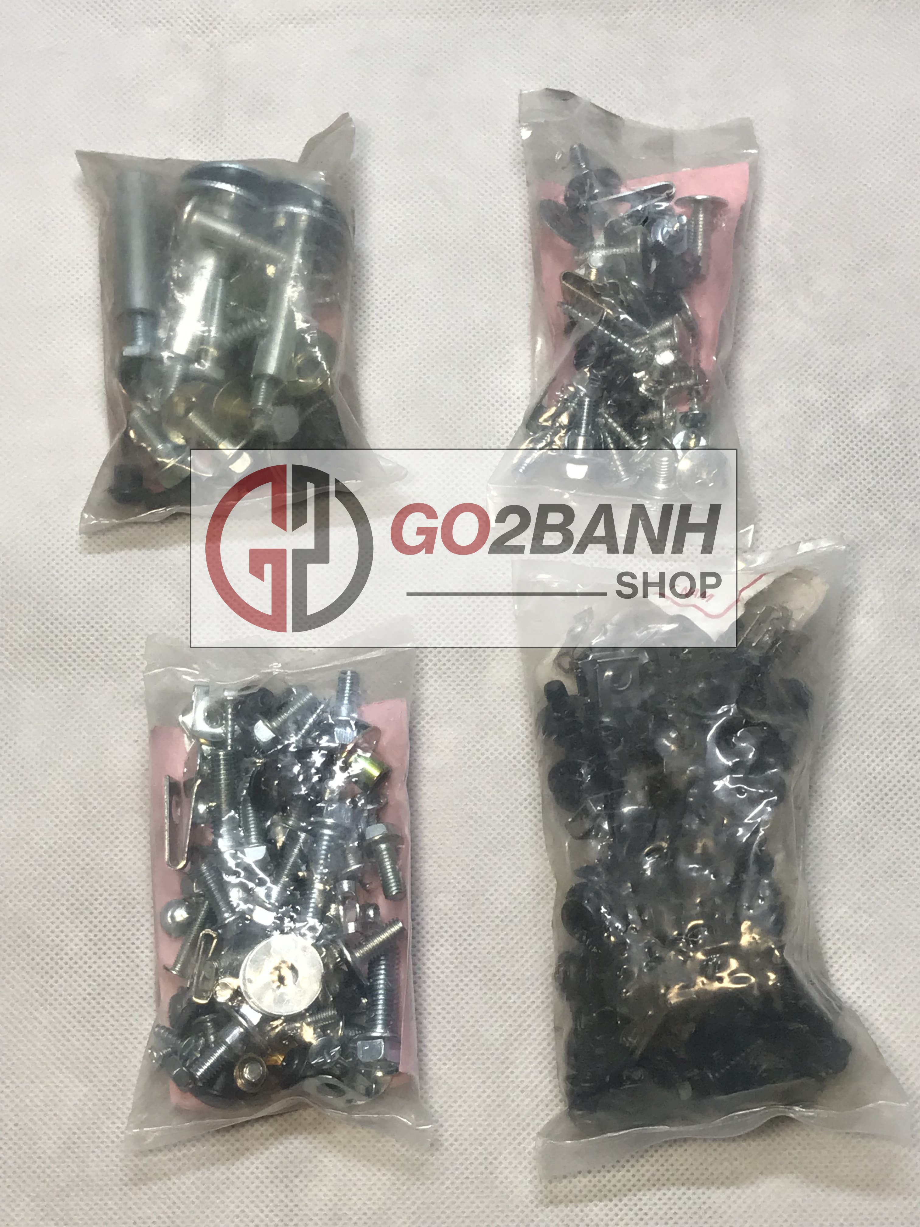 Bộ ốc dàn áo cho xe dream, wave nhỏ, wave rs, sirius - loại tốt