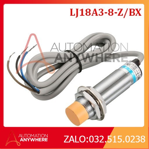 Freeship lj18a3-8-z/bx cảm biến tiệm cận npn-no 8mm