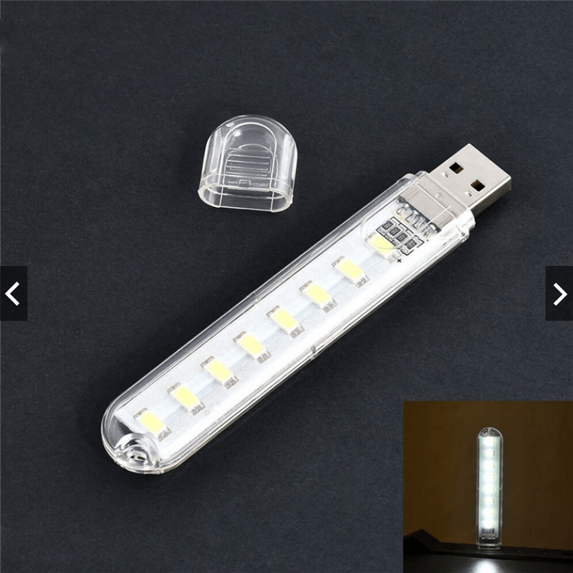 Đèn led usb 8 bóng siêu sáng tiện lợi