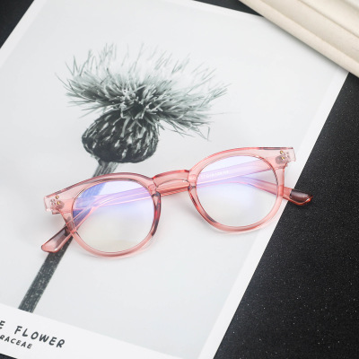 Mắt Kính Gọng Cận Form Tròn 2 Chấm Góc 430 Dễ Thương Phong Cách Ulzzang