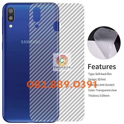 Miếng dán mặt lưng skin carbon Samsung Galaxy A10/ A10s