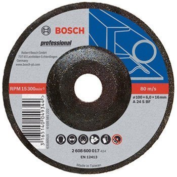 Đá mài sắt bosch 100x6x16mm 2608600017