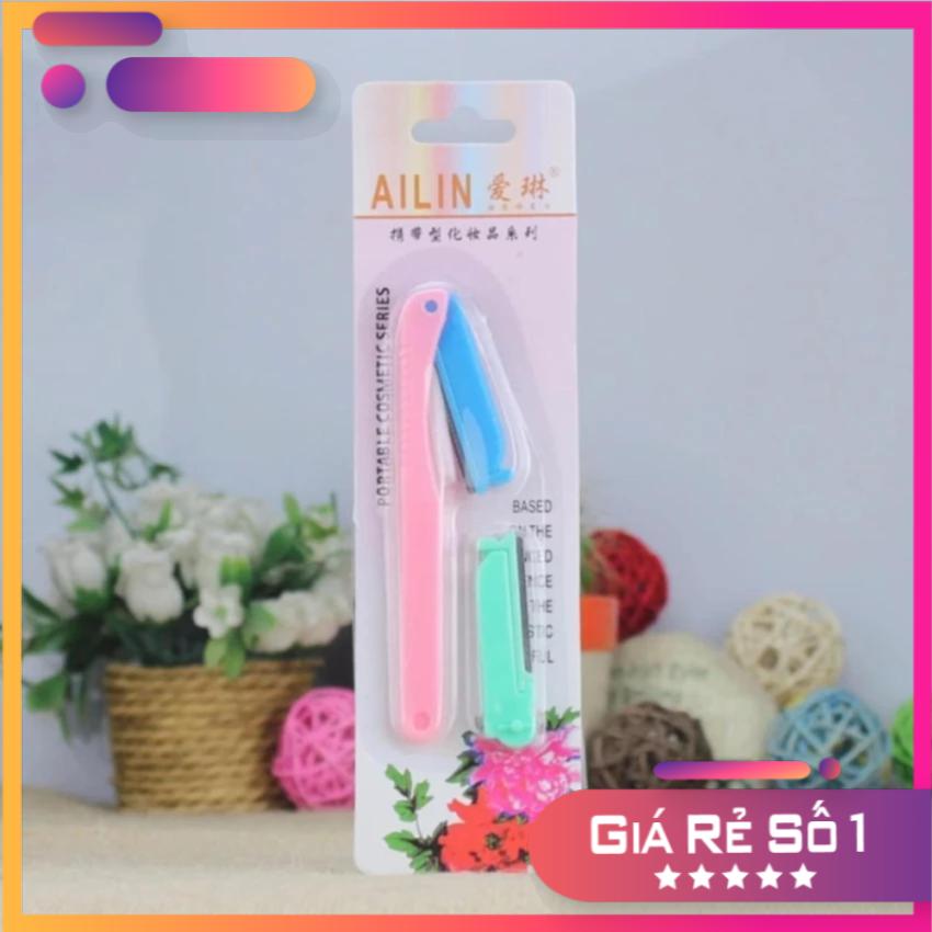 [ Khuyến mãi - Sale sốc ] Bộ dao tỉa chân mày cao cấp Ailin - [ Shop Hoàng Châu ]