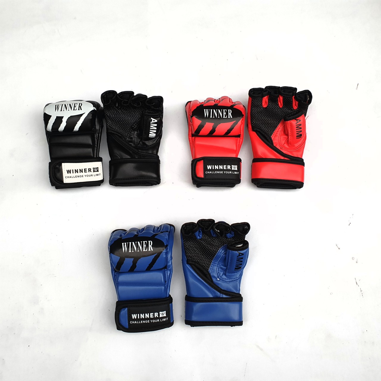 Găng MMA Winner hở ngón cao cấp có size