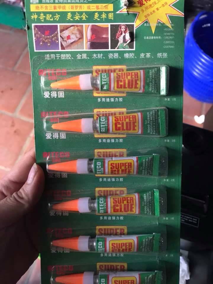 Tuýp 3gram keo dán đa năng Super glue