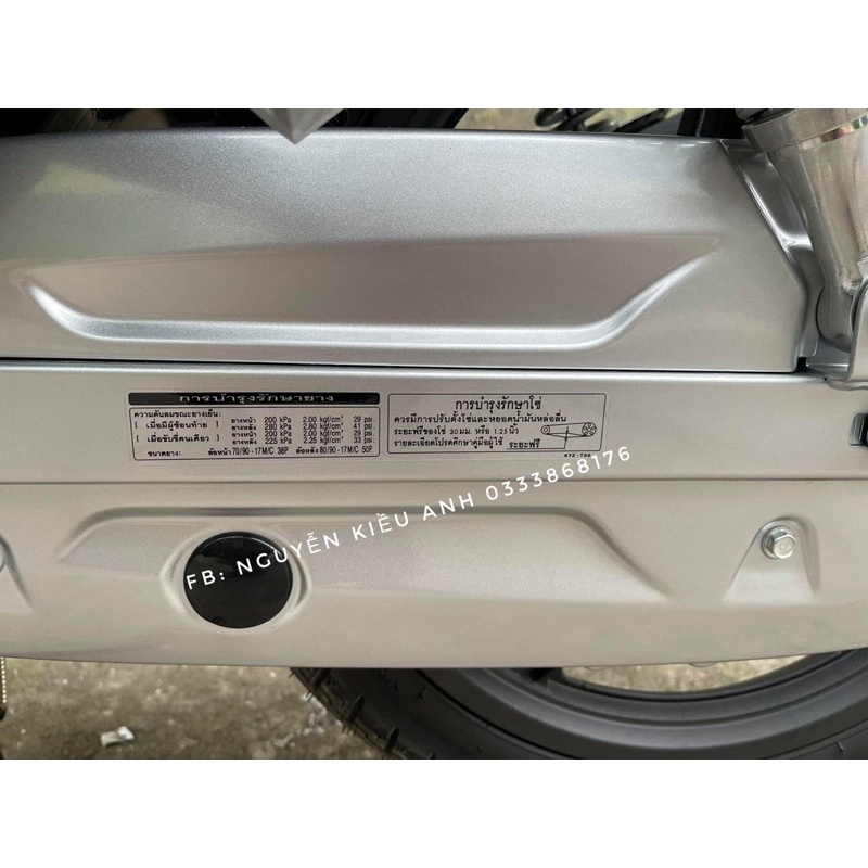 Full bộ tem thông số zin wave125i thái