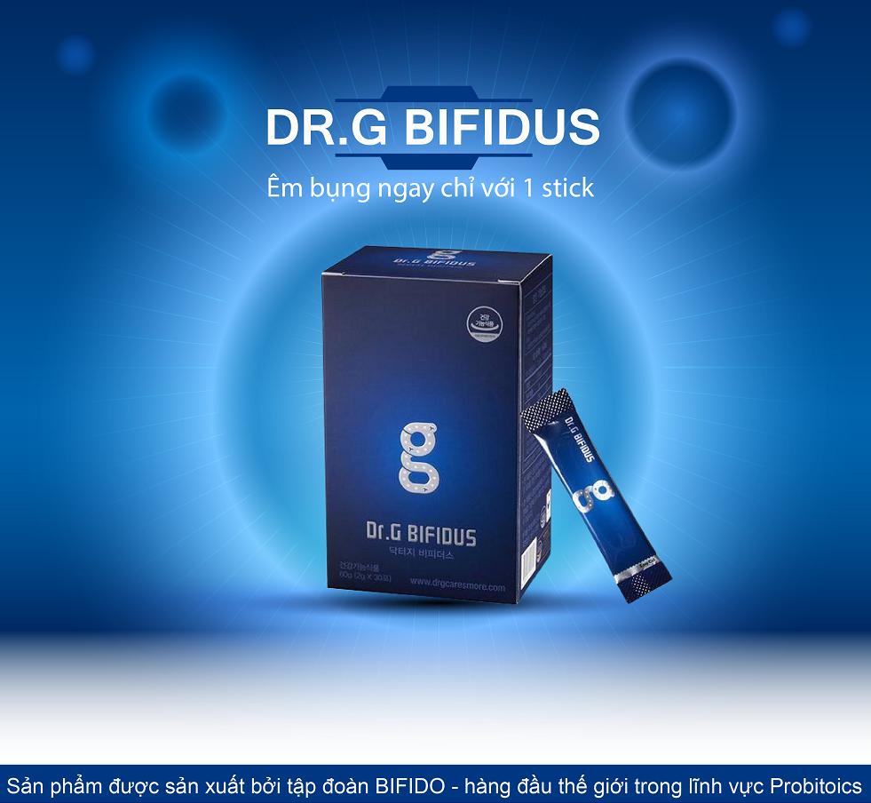 Men vi sinh Dr.G Bifidus (hộp 30 gói) date xa