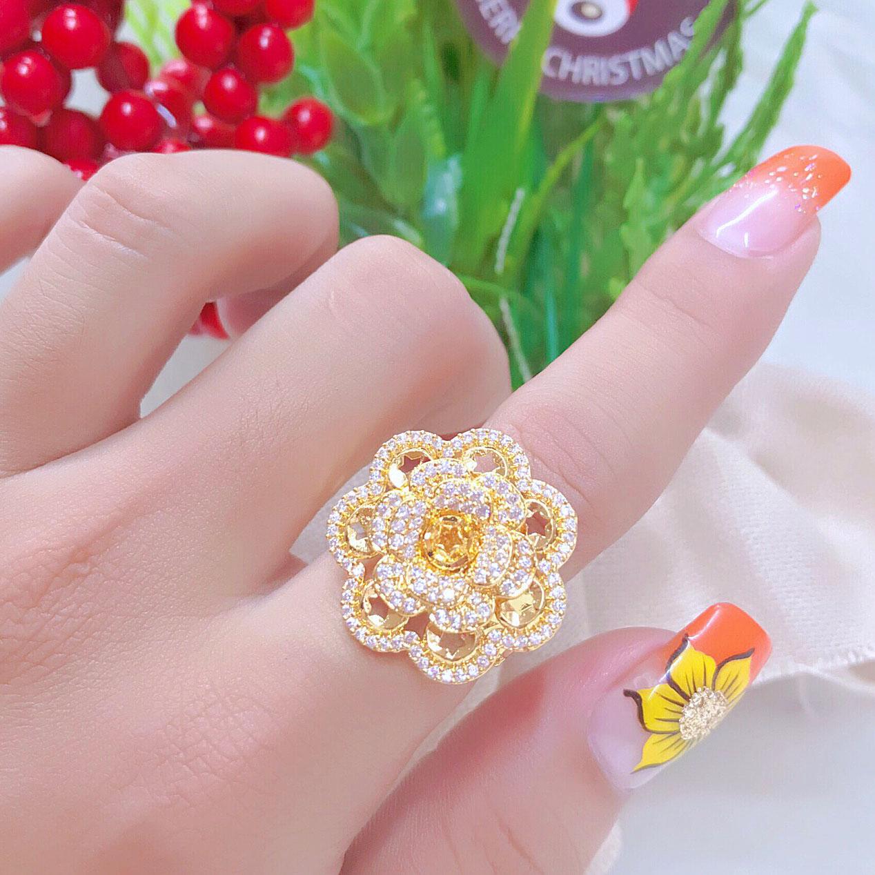 Nhẫn Nữ Thời Trang Mẫu UH(8).20.11 Mạ Vàng - Tubi Cony - Đổi Trả Trong Vòng 07 Ngày - Tặng Kèm Hộp Trang Sức