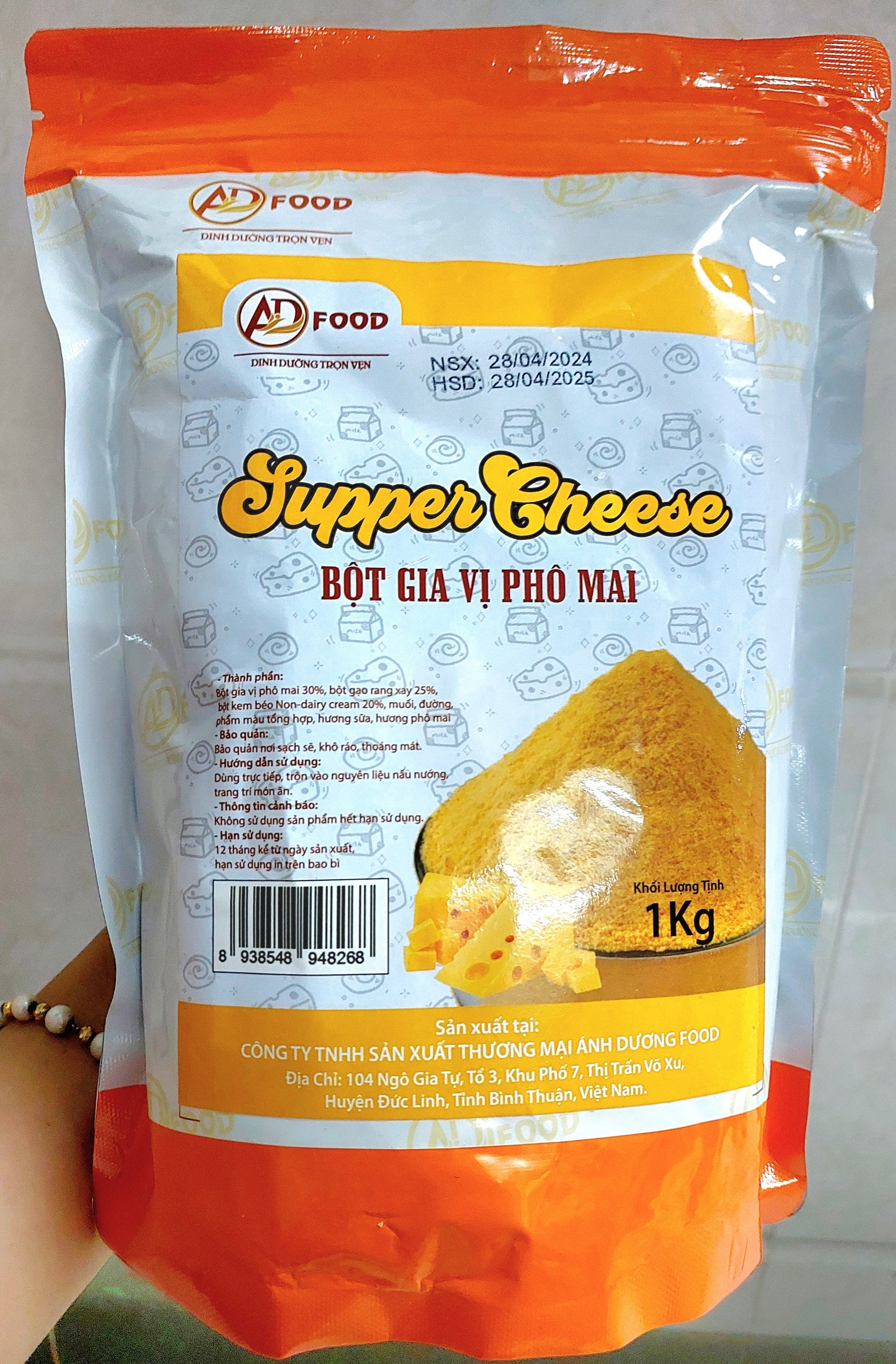 Combo 2kg bột phô mai Supper Cheese vị béo mặn ngọt, thơm đậm đà_minhnhatfood