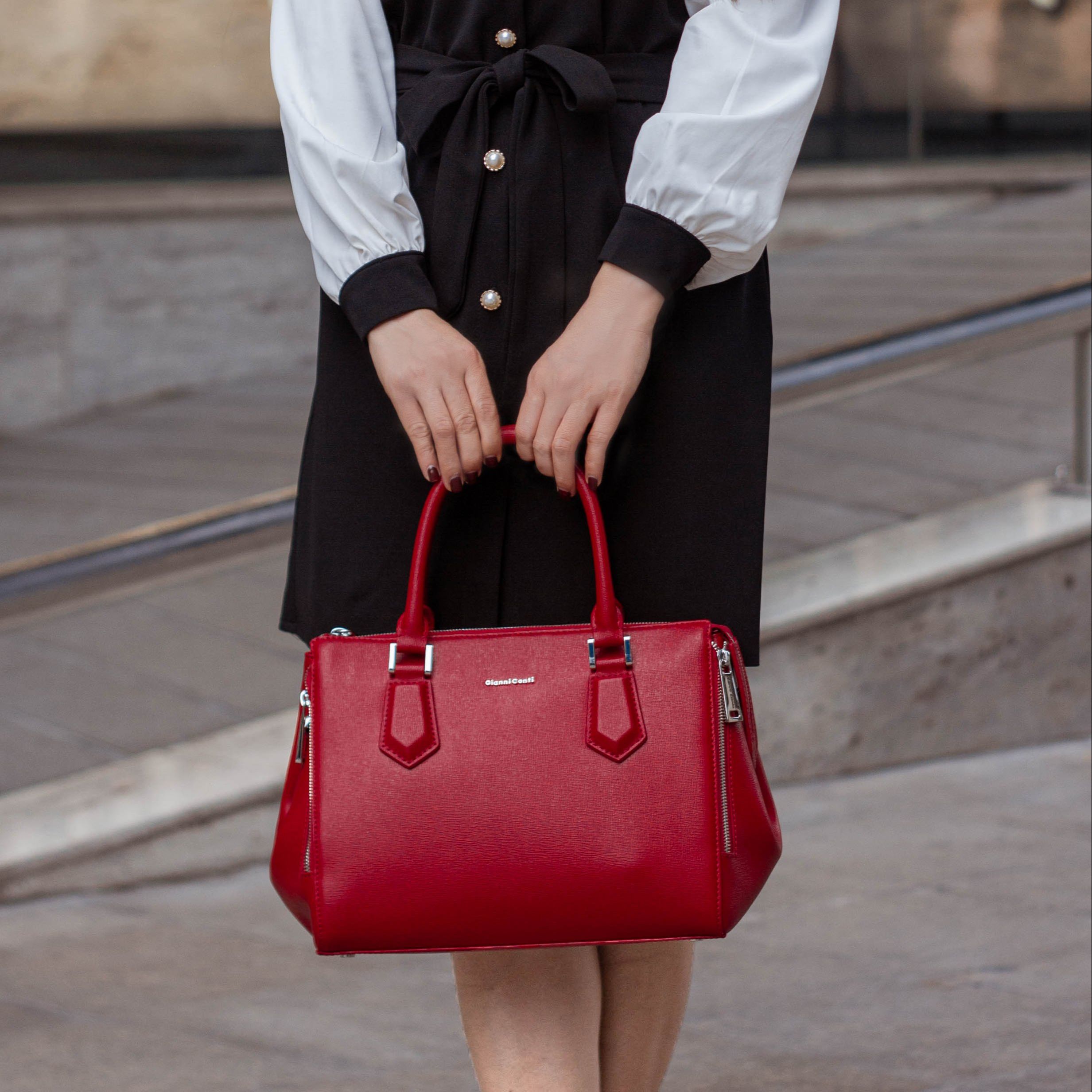 Túi Nữ Công Sở Gianni Conti Italy - 493204RED