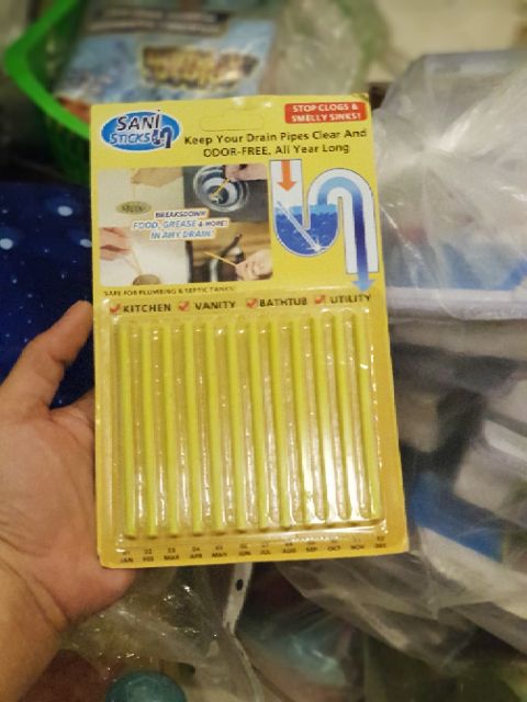 Vĩ 12 Que Thông Tắc Cống Sani Sticks