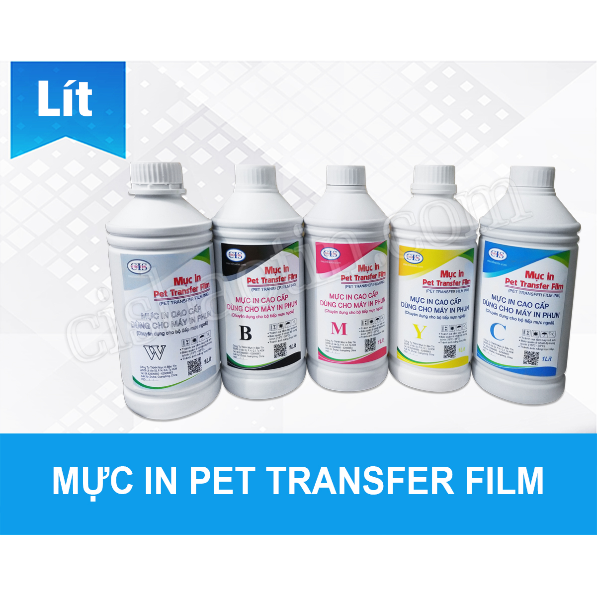 [HCM]MỰC IN PET TRANFER FILM- LÍT
