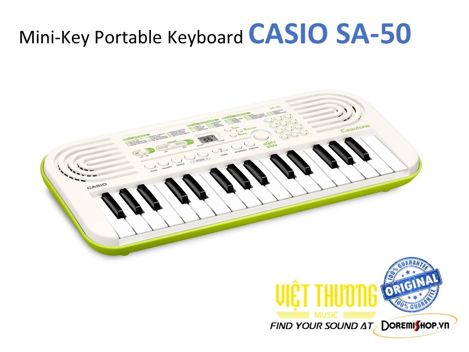 Đàn Keyboard Organ mini dành cho trẻ em CASIO SA-50 SA-51