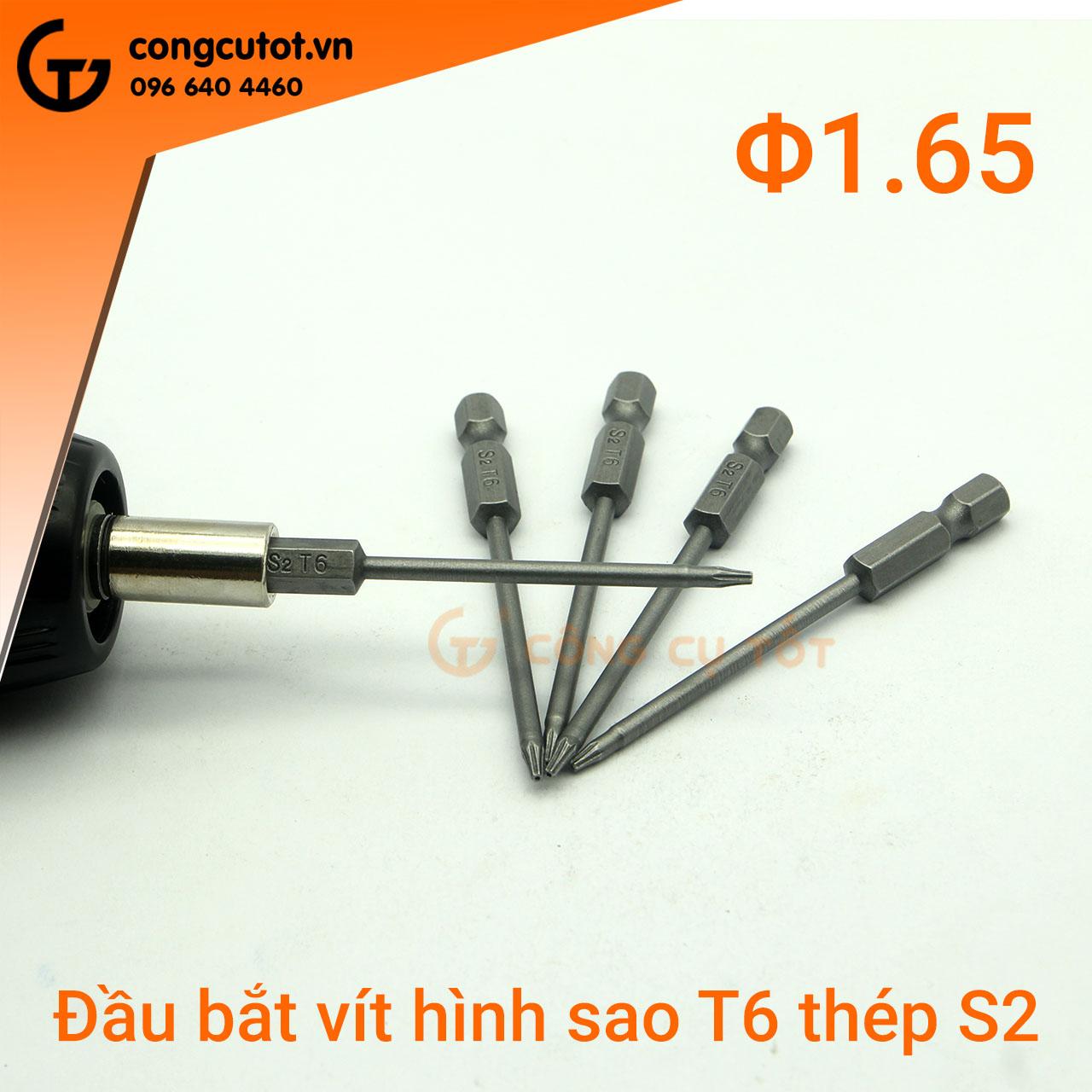 Đầu bắt vít hình sao dài 75mm