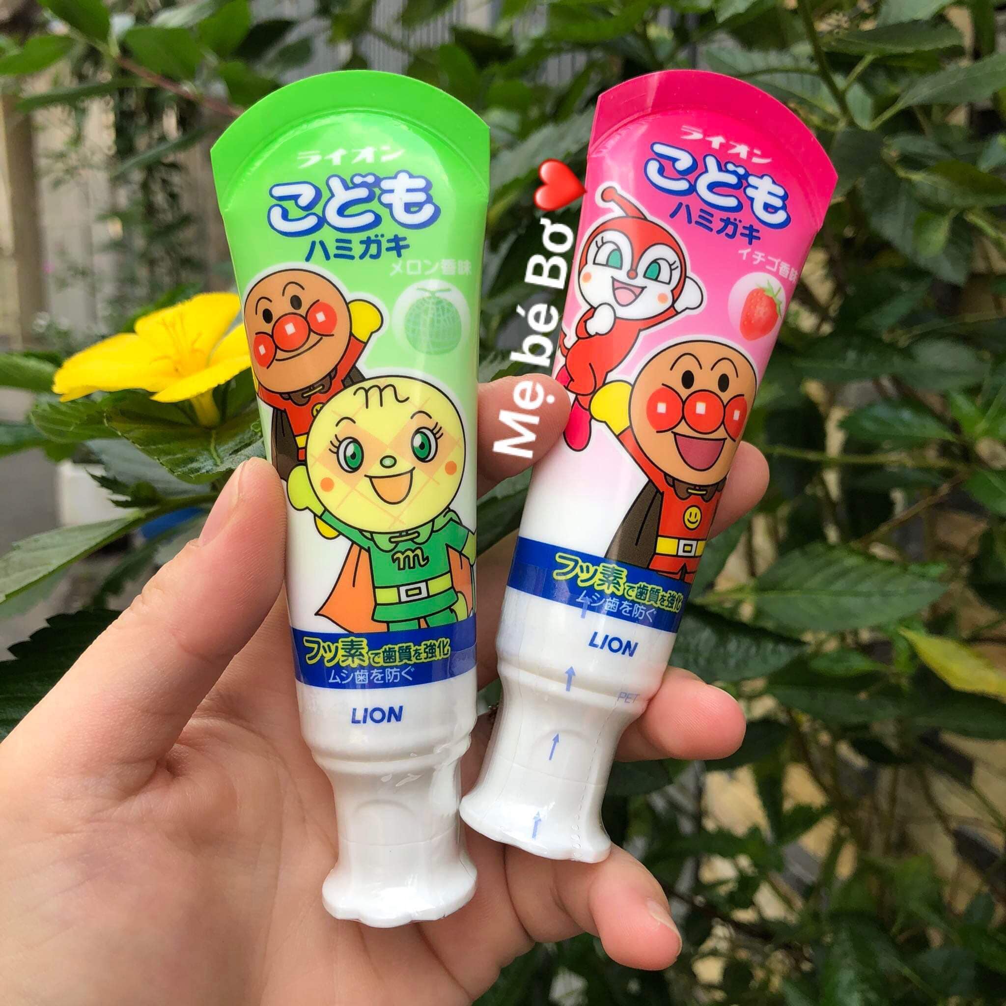 [HCM]Kem đánh răng Lion Nhật Bản cho bé (nuốt được)