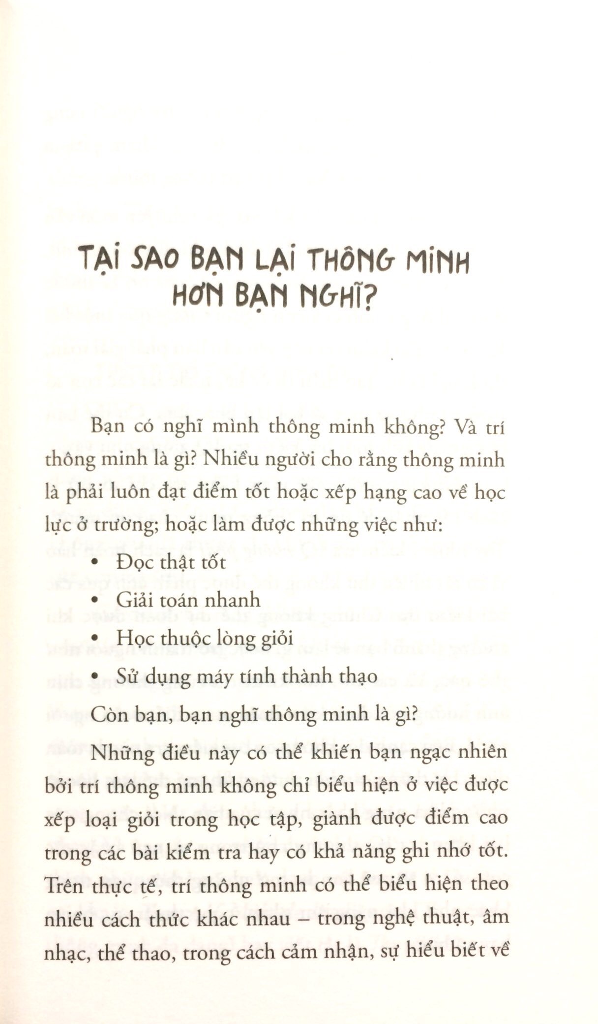 Fahasa - Bạn Thông Minh Hơn Bạn Nghĩ (Tái Bản 2018)