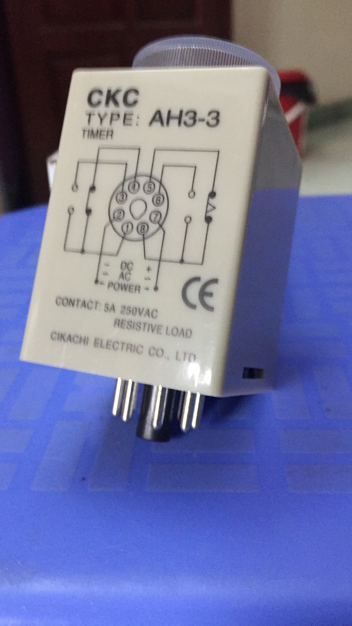 Rơ le thời gian Timer CKC AH3-3 220VAC 30M