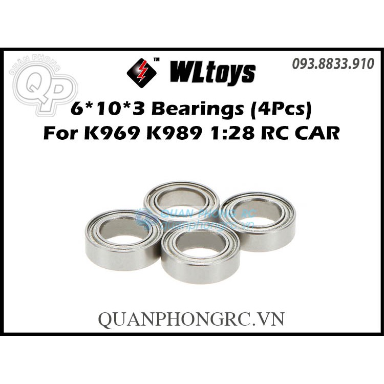 Bộ vòng bi xe rc của wltoys k969 k989 bộ 63