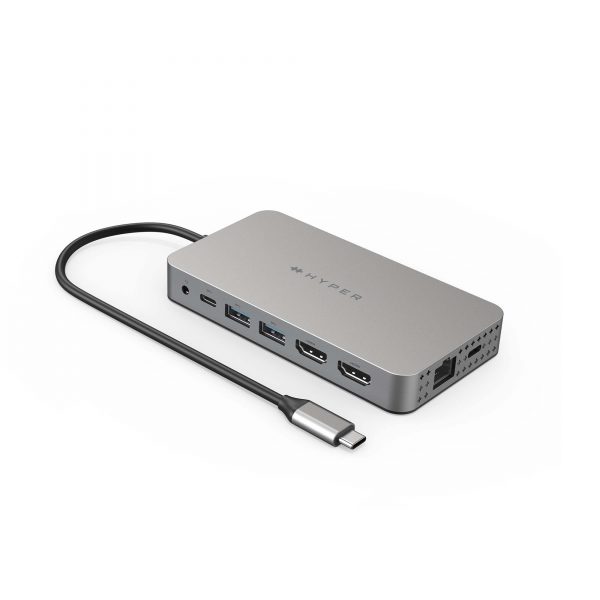 CỔNG CHUYỂN HYPERDRIVE DUAL 4K HDMI 10-IN-1 2 MÀN HÌNH USB-C HUB FOR