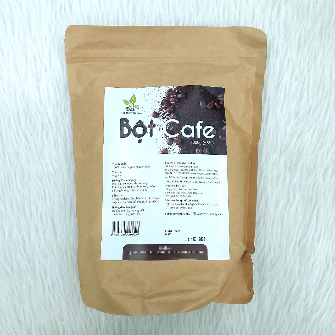 Bột caphe Enema -Bột coffee enema Viethealthy 1kg